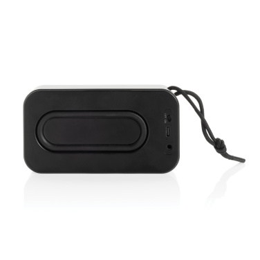 Logotrade promotional items photo of: Swiss Peak RCS recycled aluminium 10W bass speaker